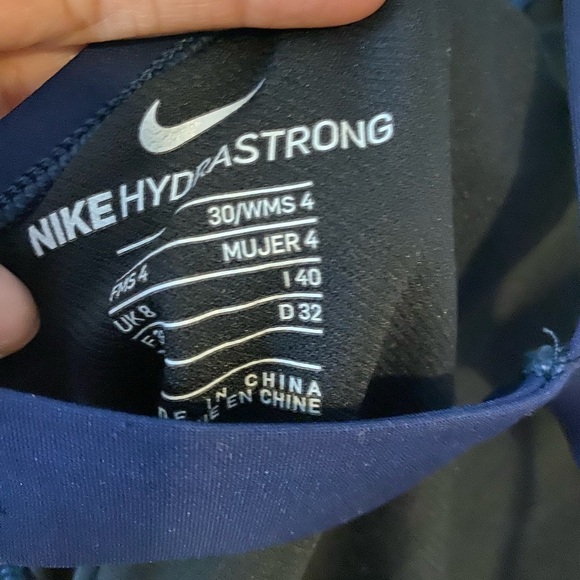 Nike Womens Dark Blue One piece Swimsuit size 4 - Picture 7 of 9